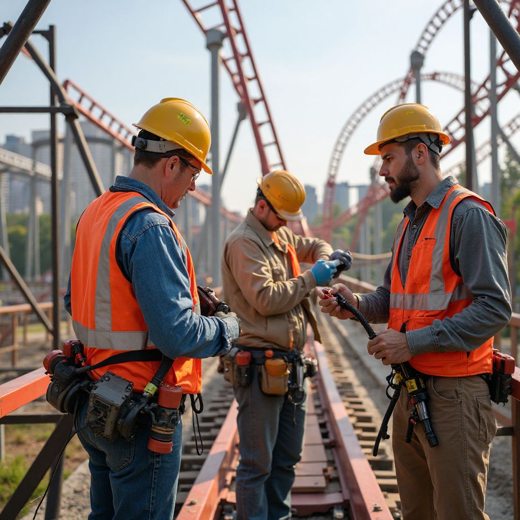 Park construction and maintenance team