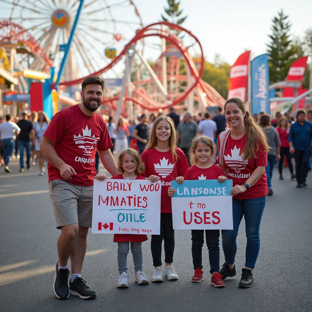 Community charity event at park