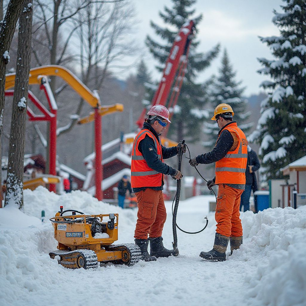 Seasonal park preparation activities