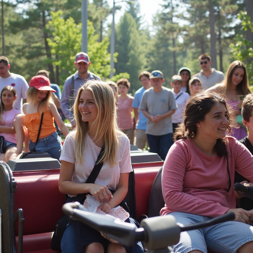 Canadian heritage tour at amusement park