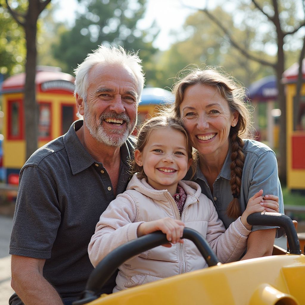 Grandparents with grandchildren